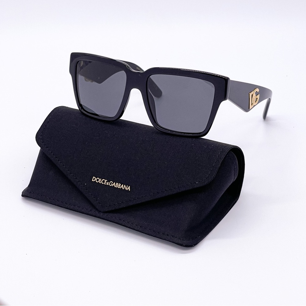 NEW DOLCE&GABBANA DG4436 501/87 WOMEN SUNGLASSES D&G DG4436 BLACK EYEWEAR